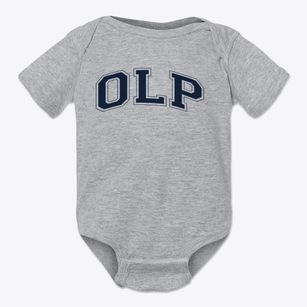 Our Lady Of Pompeii School Varsity Arch Baby Onesie