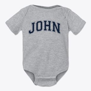 John G Dinkelmeyer Elementary School Varsity Arch Baby Onesie
