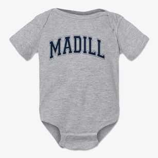 Madill Elementary School Varsity Arch Baby Onesie
