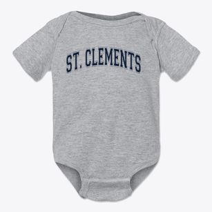 Saint Clements Regional Catholic School Varsity Arch Baby Onesie