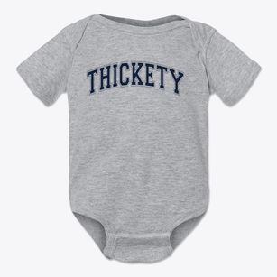 Thickety Christian School Varsity Arch Baby Onesie
