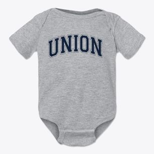 Union Elementary School Varsity Arch Baby Onesie