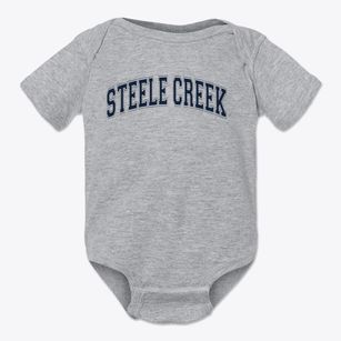 Steele Creek Elementary School Varsity Arch Baby Onesie