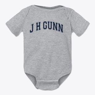J H Gunn Elementary School Varsity Arch Baby Onesie