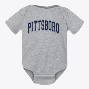 Pittsboro Elementary School Varsity Arch Baby Onesie