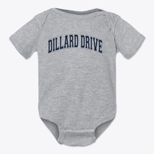 Dillard Drive Middle School Varsity Arch Baby Onesie