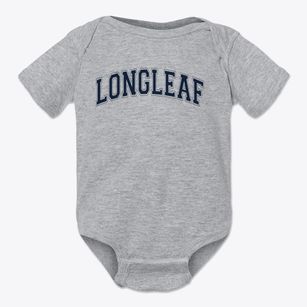 Longleaf School Of The Arts Varsity Arch Baby Onesie