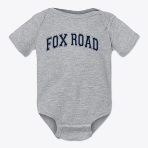 Fox Road Elementary School Varsity Arch Baby Onesie