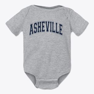 Asheville Middle School Varsity Arch Baby Onesie