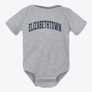 Elizabethtown Primary School Varsity Arch Baby Onesie