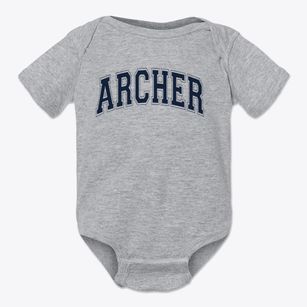 Archer Elementary School Varsity Arch Baby Onesie