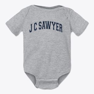 J C Sawyer Elementary School Varsity Arch Baby Onesie