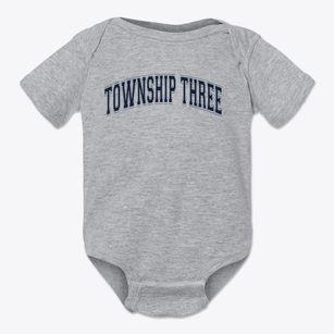 Township Three Elementary School Varsity Arch Baby Onesie