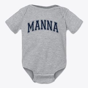 Manna Christian School Varsity Arch Baby Onesie