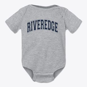 Riveredge Elementary School Varsity Arch Baby Onesie