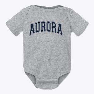 Aurora High School Varsity Arch Baby Onesie