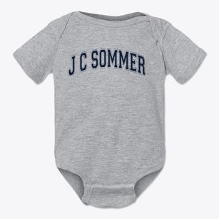 J C Sommer Elementary School Varsity Arch Baby Onesie
