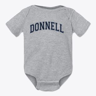 Donnell Junior High School Varsity Arch Baby Onesie