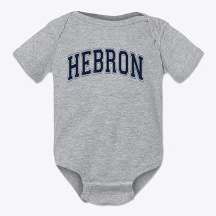 Hebron Elementary School Varsity Arch Baby Onesie