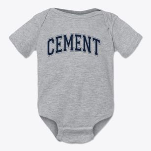 Cement High School Varsity Arch Baby Onesie