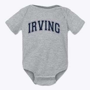 Irving Elementary School Varsity Arch Baby Onesie