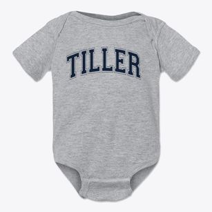 Tiller Elementary School Varsity Arch Baby Onesie