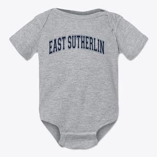 East Sutherlin Primary School Varsity Arch Baby Onesie