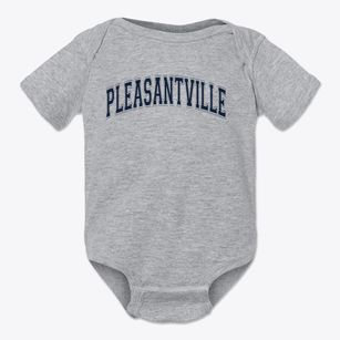 Pleasantville Elementary School Varsity Arch Baby Onesie