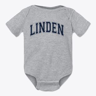 Linden Elementary School Varsity Arch Baby Onesie
