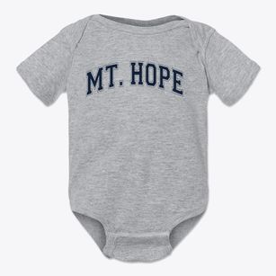 Mt. Hope High School Varsity Arch Baby Onesie