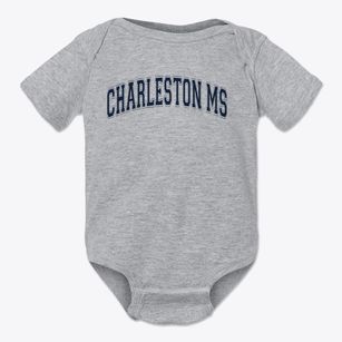 Charleston Math & Science Varsity Arch Baby Onesie