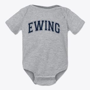 Ewing Elementary School Varsity Arch Baby Onesie