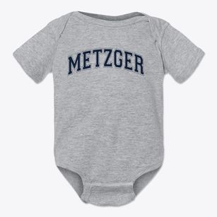 Metzger Middle School Varsity Arch Baby Onesie