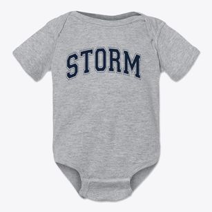 Storm Elementary School Varsity Arch Baby Onesie