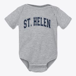 St Helen Catholic School Varsity Arch Baby Onesie
