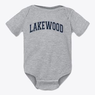 Lakewood Elementary School Varsity Arch Baby Onesie