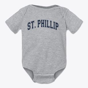 St. Phillip Catholic School Varsity Arch Baby Onesie