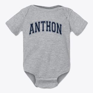 Anthon Elementary School Varsity Arch Baby Onesie