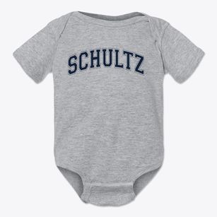 Schultz Elementary School Varsity Arch Baby Onesie