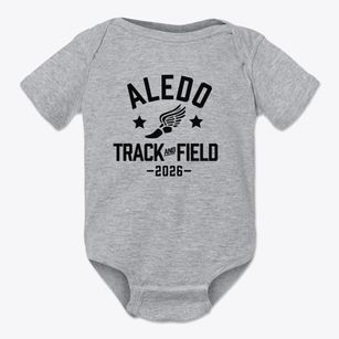 Aledo High School Track and Field Baby Onesie