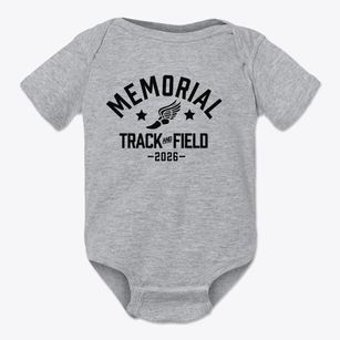 Memorial Middle School Track and Field Baby Onesie