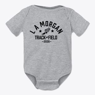 L A Morgan Academy Of Fine Arts Track and Field Baby Onesie