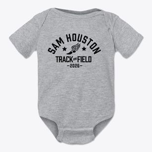 Sam Houston Elementary School Track and Field Baby Onesie