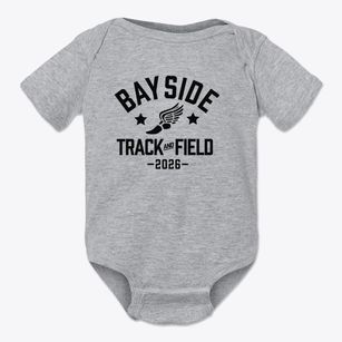 Bayside High School Track and Field Baby Onesie