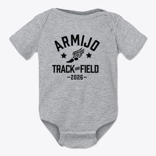 Armijo High School Track and Field Baby Onesie