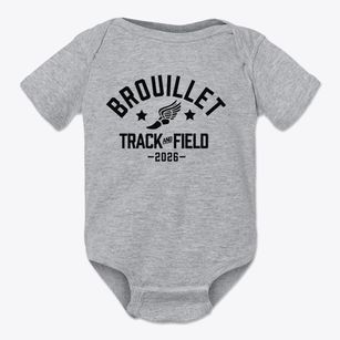 Brouillet Elementary School Track and Field Baby Onesie
