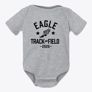 Eagle School Intermediate Track and Field Baby Onesie
