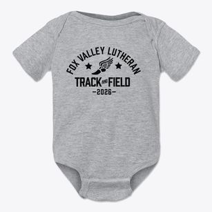 Fox Valley Lutheran High School Track and Field Baby Onesie