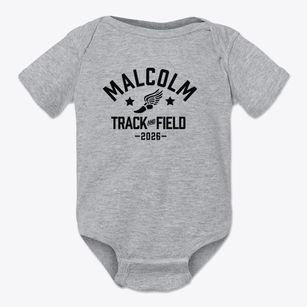 Malcolm Shabazz City High School Track and Field Baby Onesie