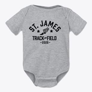St James Parish Track and Field Baby Onesie